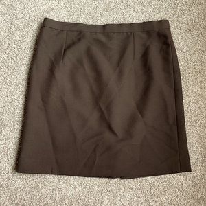 Dark Academia Short Brown Skirt